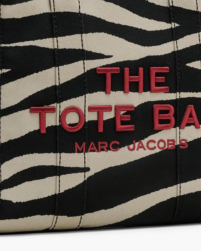 Marc Jacobs The Tote Bag The Zebra Canvas Medium Tote Bag Blackwhite 8211 Women