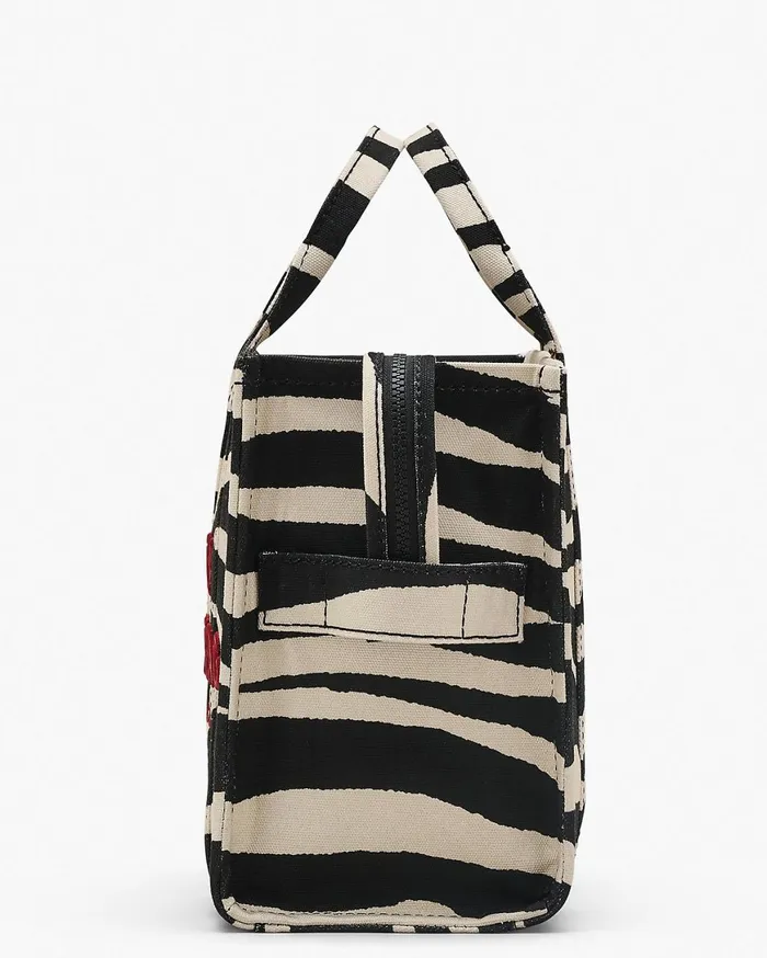 Marc Jacobs The Tote Bag The Zebra Canvas Medium Tote Bag Blackwhite 8211 Women