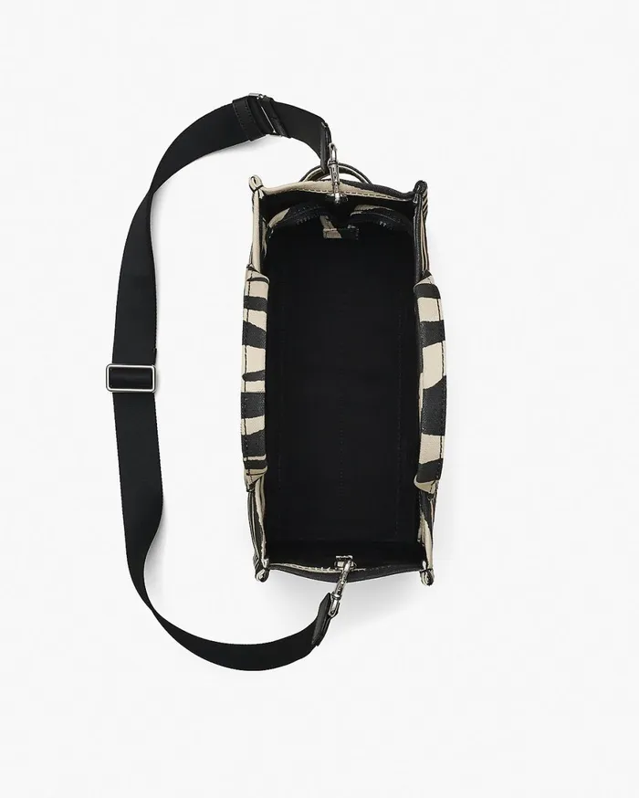Marc Jacobs The Tote Bag The Zebra Canvas Medium Tote Bag Blackwhite 8211 Women