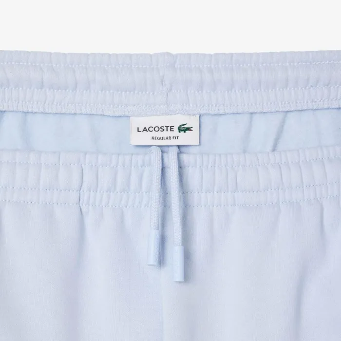 Matching Sets Men Lacoste Men039s Regular Fit Brushed Fleece Colorblock Shorts Light Blue Navy Blue White Ihi