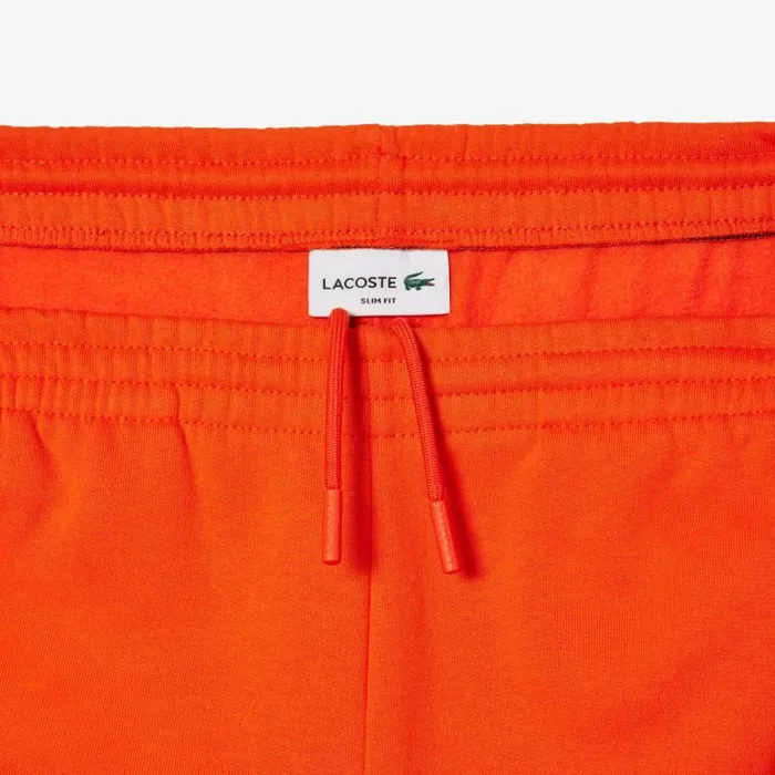 Matching Sets Men Lacoste Men039s Slim Fit Organic Cotton Fleece Sweatpants Sunrise Orange Sji