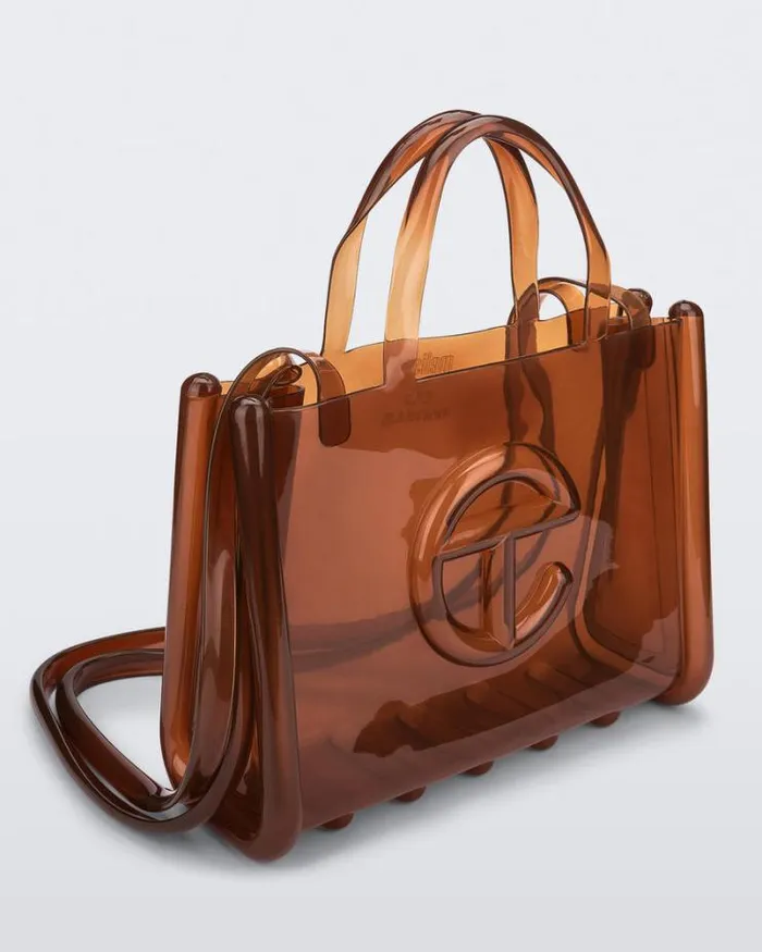 Medium Jelly Shopper Brown Women Melissa Handbags