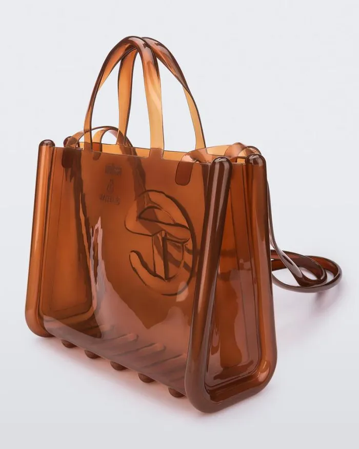 Medium Jelly Shopper Brown Women Melissa Handbags