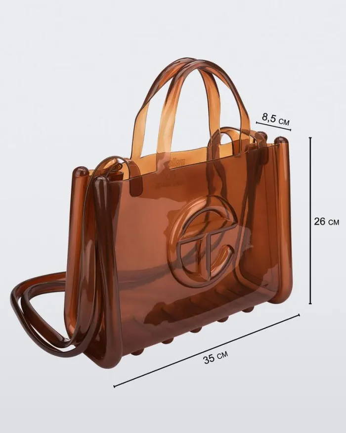 Medium Jelly Shopper Brown Women Melissa Handbags