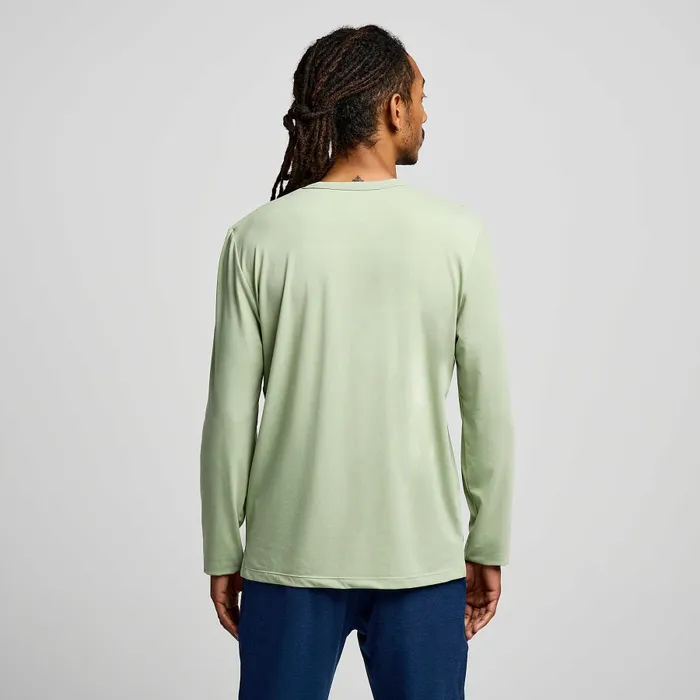 Men8217s Triumph Long Sleeve Sage Men Tops Saucony Men8217s Triumph Long Sleeve Sage Men Tops Saucony