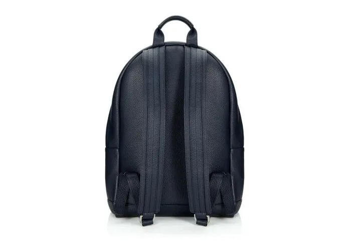 Men Backpacks Tom Ford Grain Leather Buckley Backpack Dark Navy Men Backpacks Tom Ford Grain Leather Buckley Backpack Dark Navy
