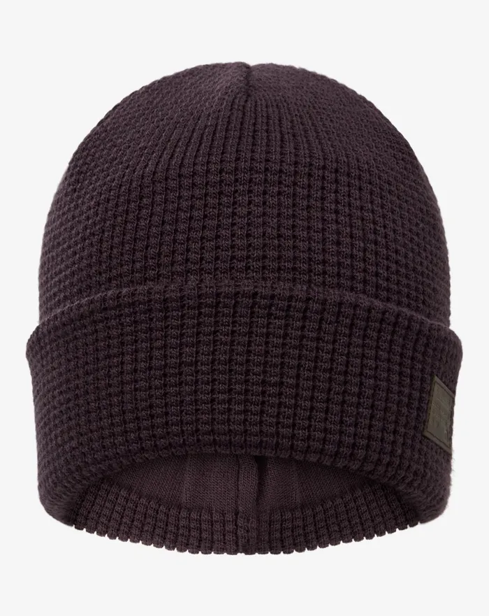 Men Beanies TravisMathew CLOUD WAFFLE BEANIE Plum