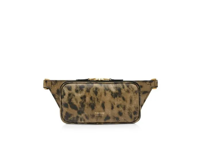 Men Belt Bags Tom Ford Distressed Leopard Print Small Zip Belt Bag Distressed Leopard Men Belt Bags Tom Ford Distressed Leopard Print Small Zip Belt Bag Distressed Leopard