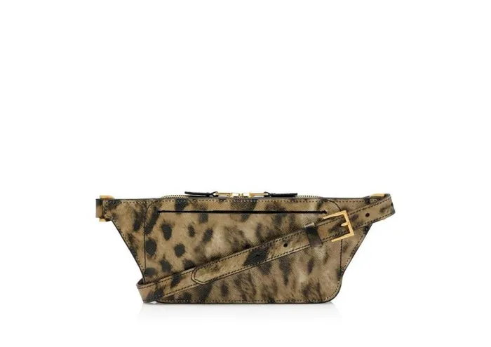 Men Belt Bags Tom Ford Distressed Leopard Print Small Zip Belt Bag Distressed Leopard Men Belt Bags Tom Ford Distressed Leopard Print Small Zip Belt Bag Distressed Leopard