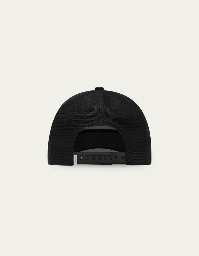 Men Bruno Foam Trucker Cap 8211 BlackLight Ivory Les Deux CapsHats