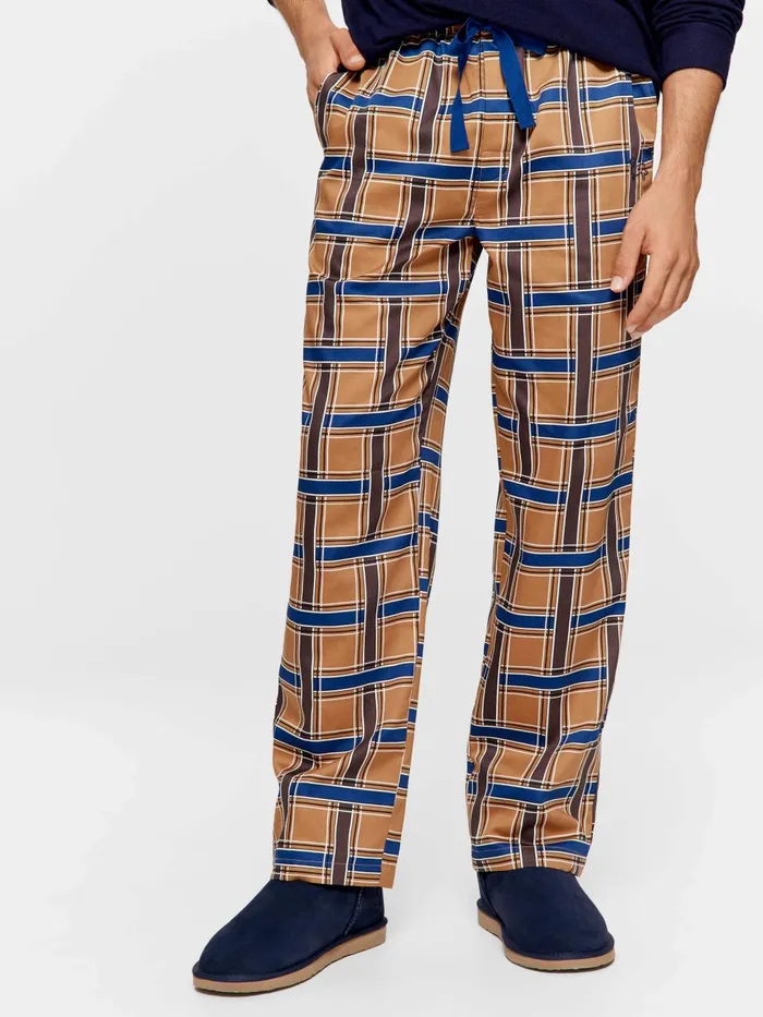 Men Classic Check Pj Pant Multi Peter Alexander Pants
