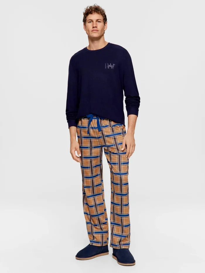 Men Classic Check Pj Pant Multi Peter Alexander Pants