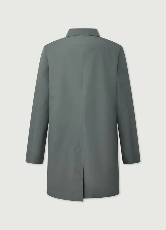 Men Coats and Jackets Hackett London WaterResistant Mac Khaki