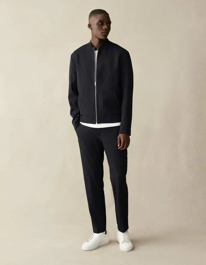 Men Como Bomber Jacket 8211 Navy Les Deux JacketsCoats