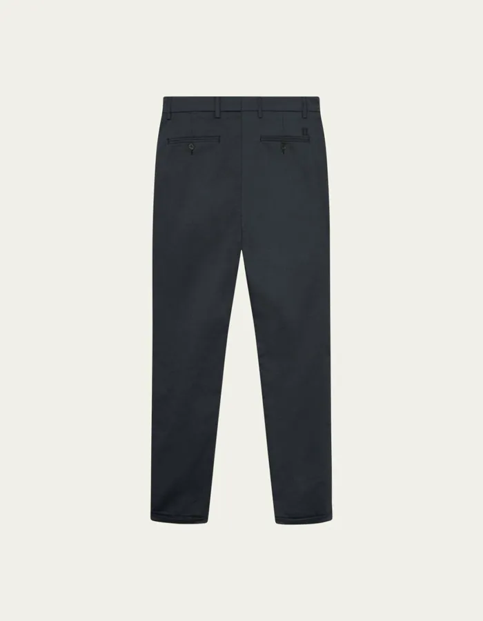 Men Como Cotton Suit Pants 8211 Dark Navy Les Deux Pants