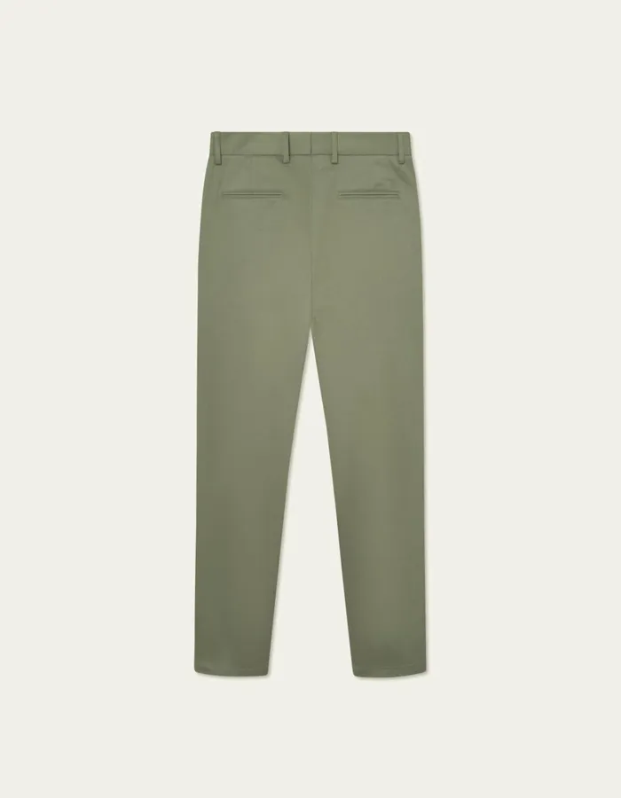 Men Como Reg Cotton Suit Pants 8211 Lichen Green Les Deux Pants