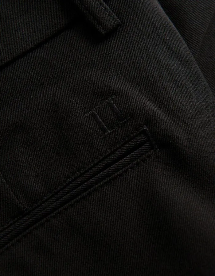Men Como Reg Suit Pants 8211 BlackBlack Les Deux Pants