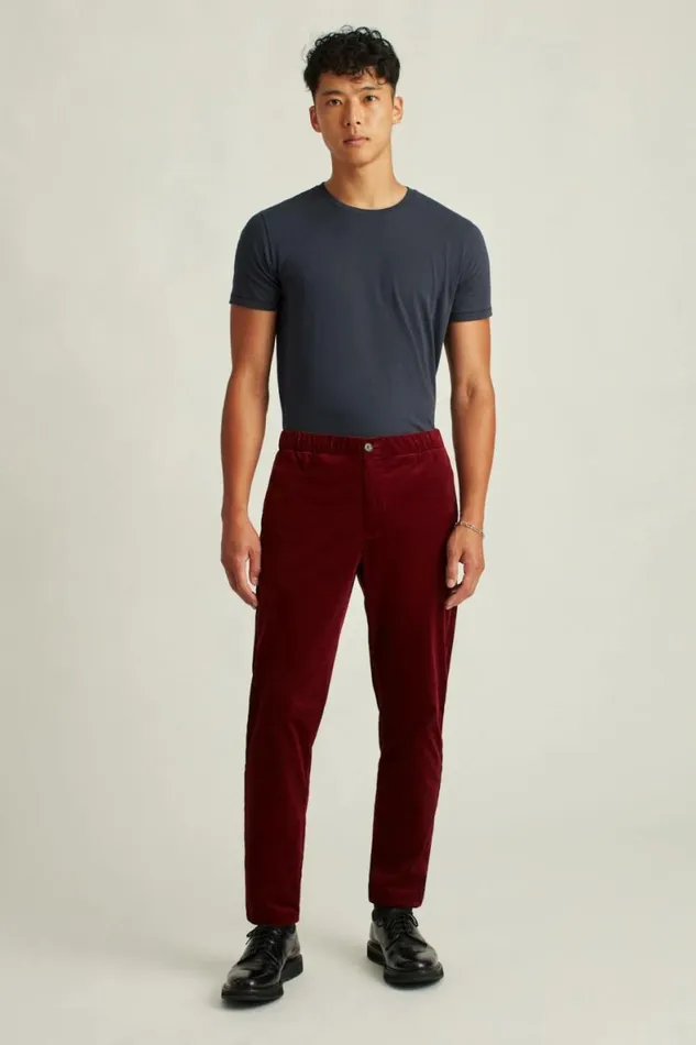 Men Corduroy Drawstring Pants Spiced Brandy Bonobos Joggers and Athleisure