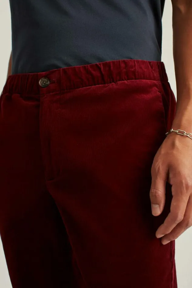 Men Corduroy Drawstring Pants Spiced Brandy Bonobos Joggers and Athleisure