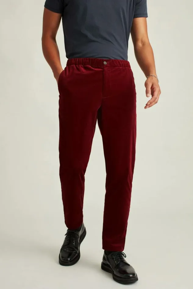 Men Corduroy Drawstring Pants Spiced Brandy Bonobos Joggers and Athleisure