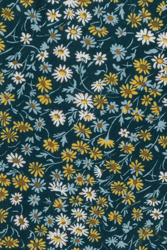Men Cotton Necktie Made With Liberty Fabric Blue Marguerite Floral Bonobos Ties and Pocket Squares