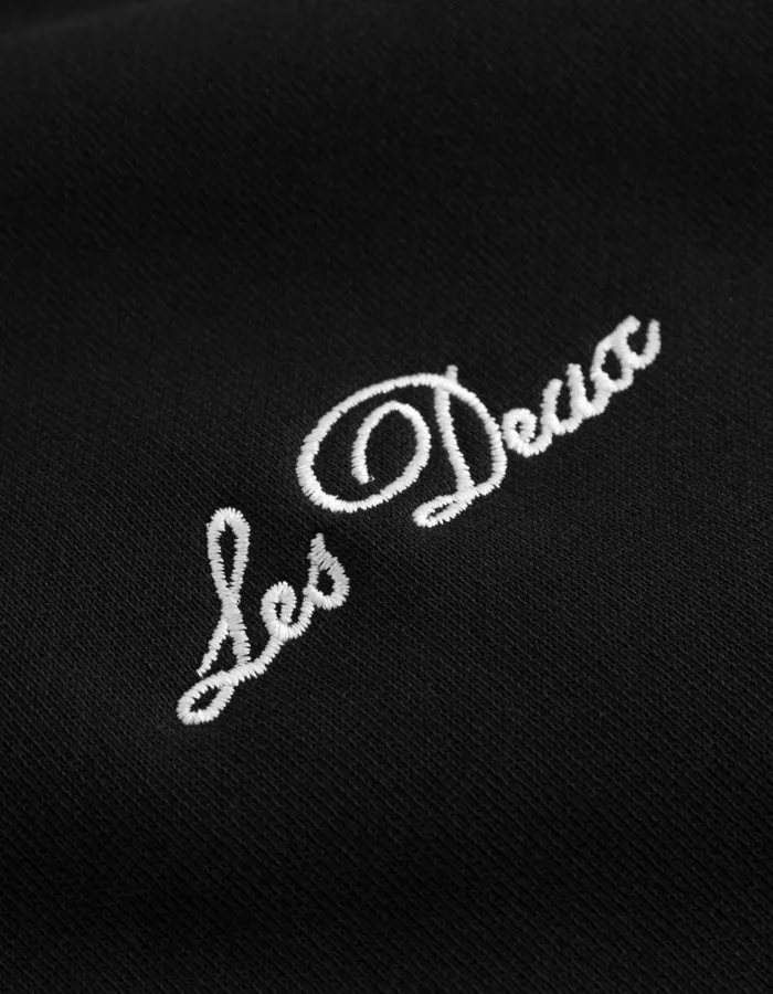 Men Crew Sweatshirt 8211 BlackLight Ivory Les Deux HoodiesSweatshirts