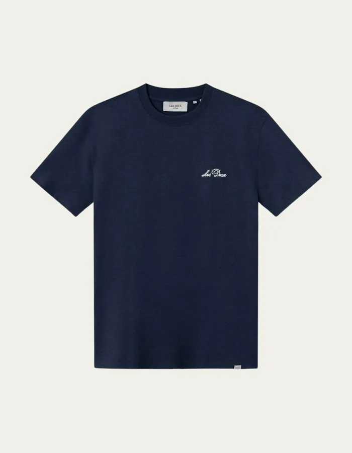 Men Crew TShirt 8211 Dark NavyWhite Les Deux Tshirts