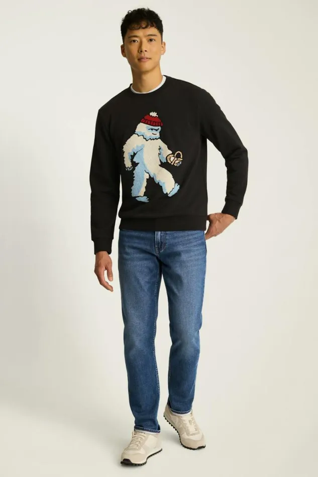 Men Critter Supersoft Fleece Crew Yeti In The City Bonobos Sweatshirts and Fleece Men Critter Supersoft Fleece Crew Yeti In The City Bonobos Sweatshirts and Fleece