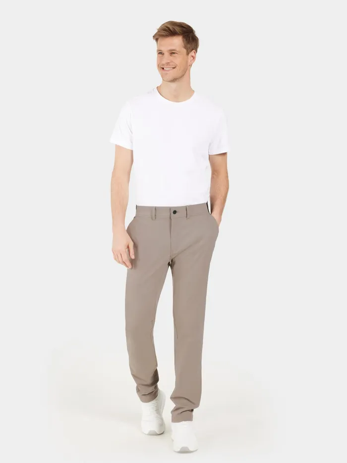 Men Darren Pants Ash Brown Didriksons Walking Trousers