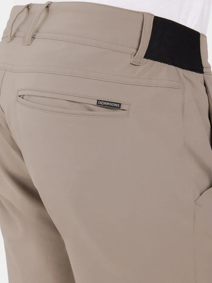 Men Darren Pants Ash Brown Didriksons Walking Trousers