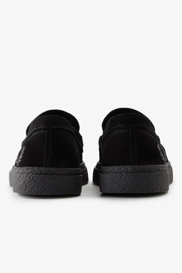 Men Dawson Loafer Black Fred Perry Shoes