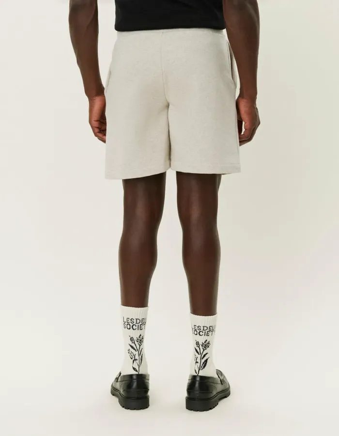 Men Dexter Sweatshorts 8211 Ivory Melange Les Deux Shorts