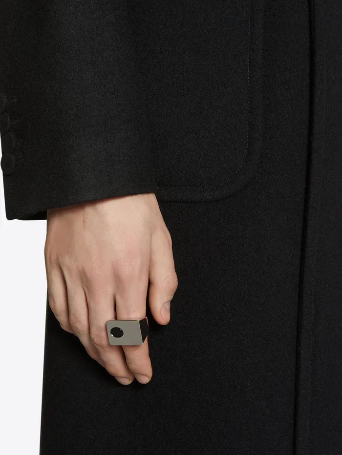 Men Dries Van Noten Jewelry Stone Signet Ring