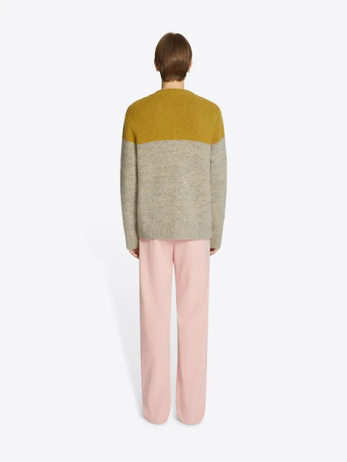 Men Dries Van Noten Knitwear Color Block Sweater