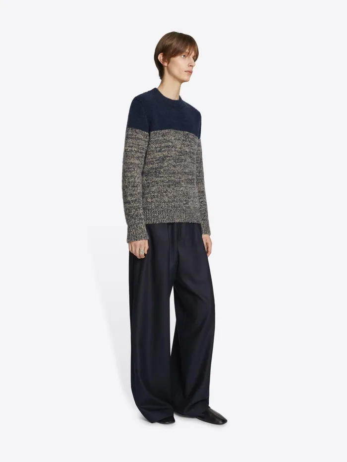 Men Dries Van Noten Knitwear Color Block Sweater