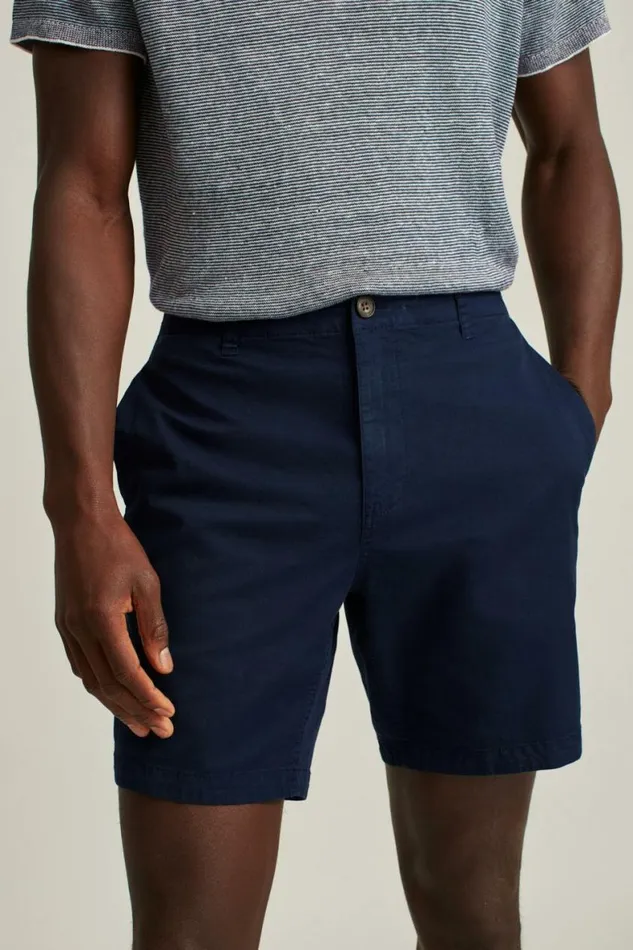Men Easy Lightweight Shorts Maritime Blue Bonobos Chino Shorts