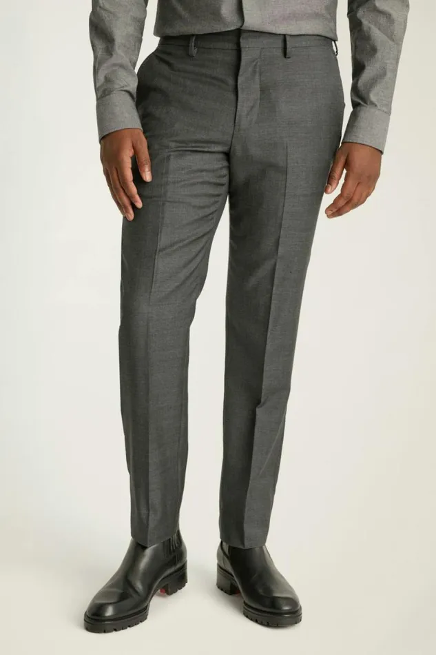 Men Empire Super 150s Dress Pant Grey Glen Plaid Bonobos Dress Pants