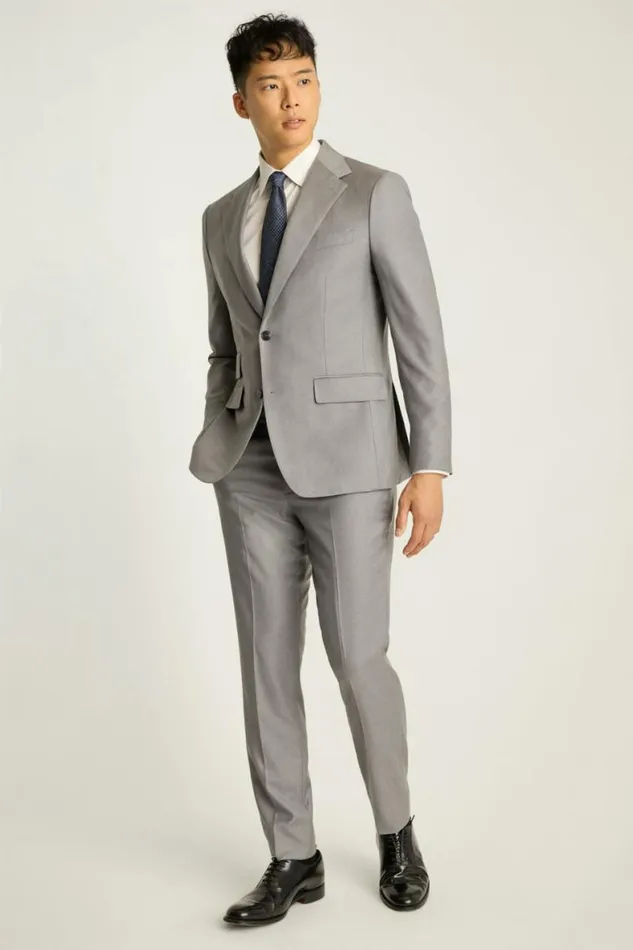 Men Empire Super 150s Suit Light Grey Bonobos Suits