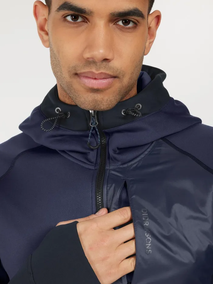 Men Eros Jacket Blue Arcad Didriksons Autumn Jackets