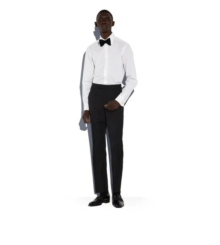 Men Evening Tom Ford Black Mohair O039connor Evening Trousers Black Men Evening Tom Ford Black Mohair O039connor Evening Trousers Black