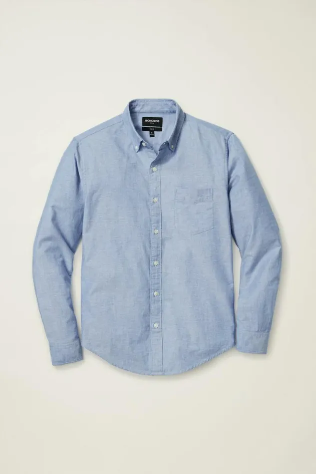 Men Everyday Oxford Shirt Blue Bonobos Casual Shirts