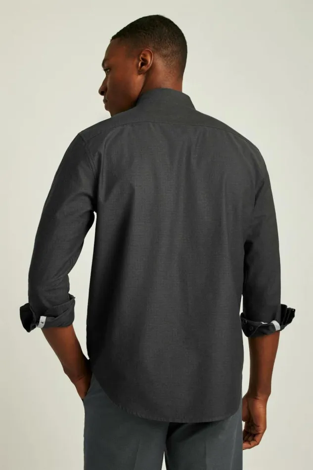Men Everyday Oxford Shirt Darkest Charcoal Bonobos Casual Shirts