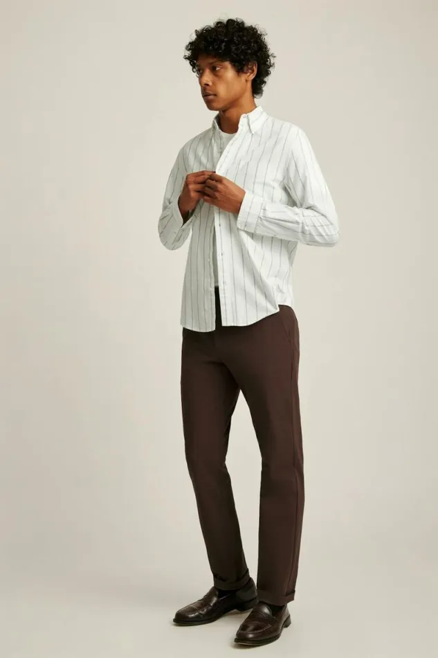 Men Everyday Oxford Shirt Green Vertical Stripe Bonobos Business Casual Shirts Men Everyday Oxford Shirt Green Vertical Stripe Bonobos Business Casual Shirts