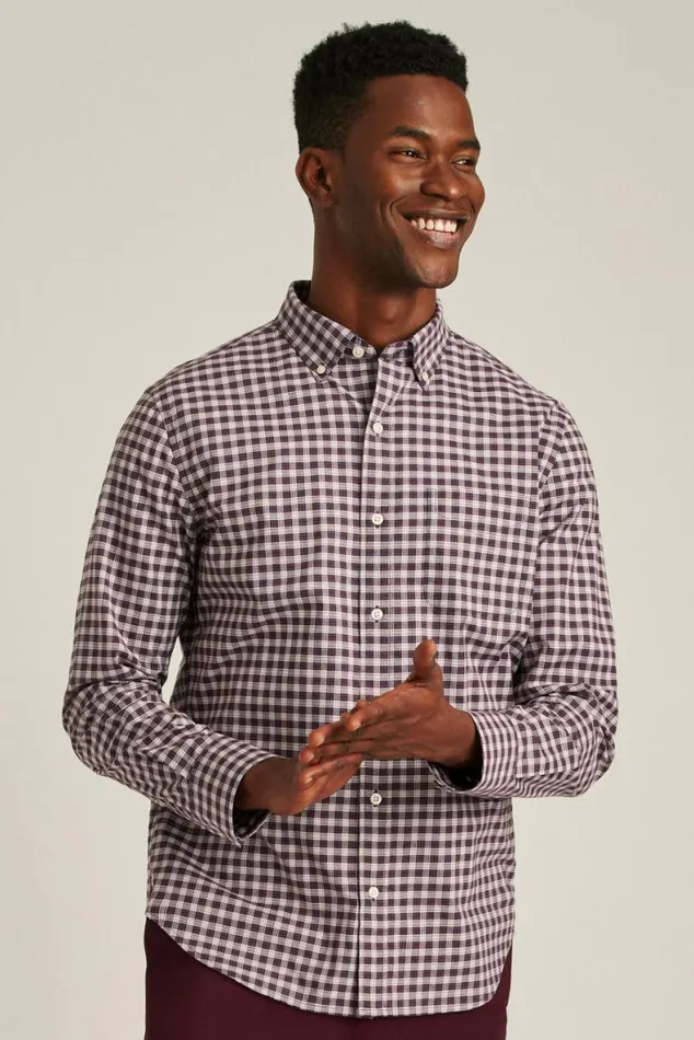 Men Everyday Shirt River Bend Plaid Bonobos Business Casual Shirts