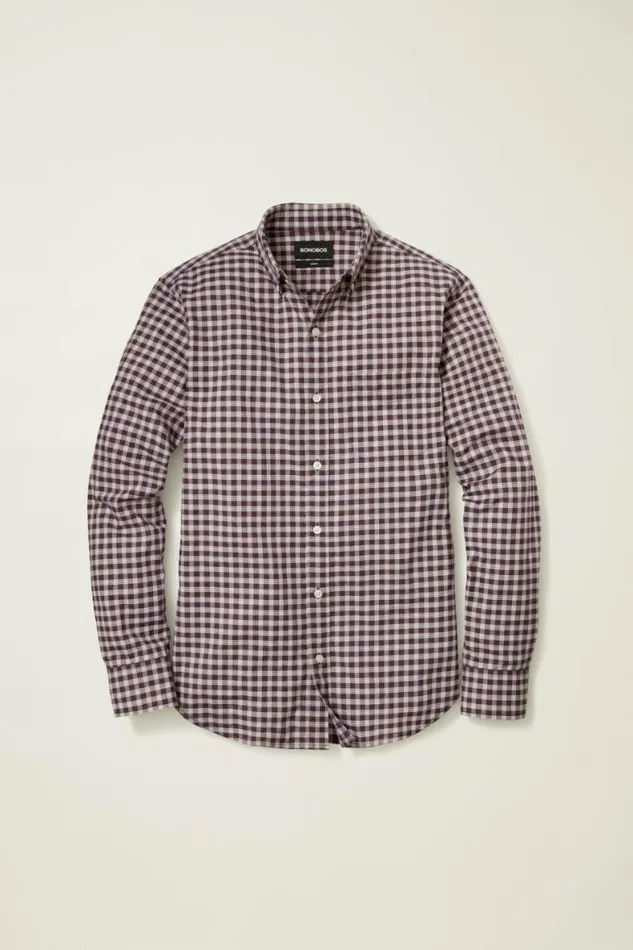 Men Everyday Shirt River Bend Plaid Bonobos Business Casual Shirts