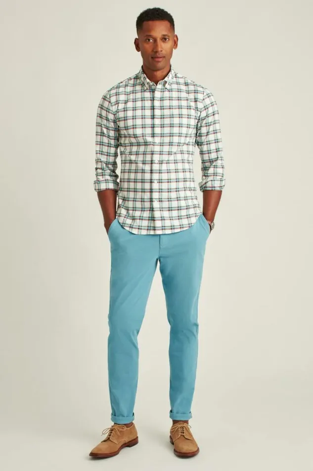 Men Everyday Shirt Wiltshire Plaid Bonobos Business Casual Shirts