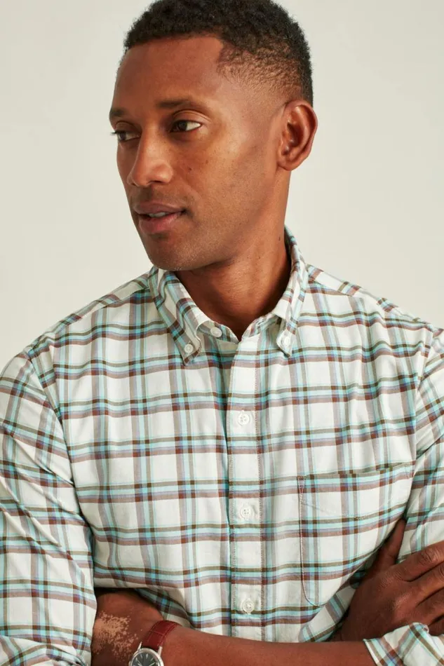 Men Everyday Shirt Wiltshire Plaid Bonobos Business Casual Shirts
