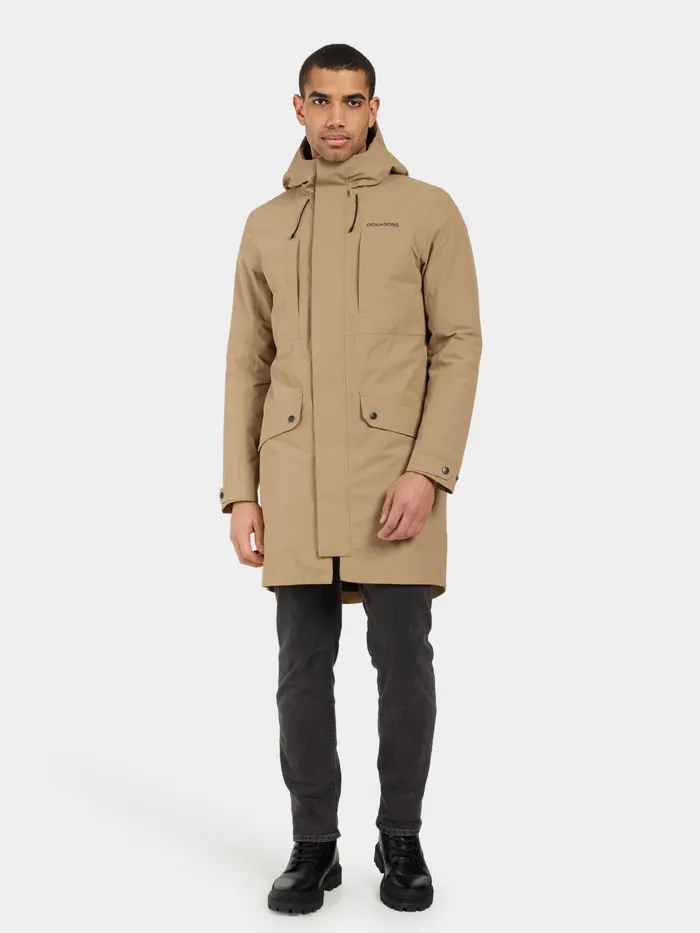 Men Falke Parka Wood Didriksons Autumn Jackets