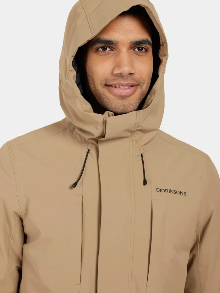 Men Falke Parka Wood Didriksons Autumn Jackets