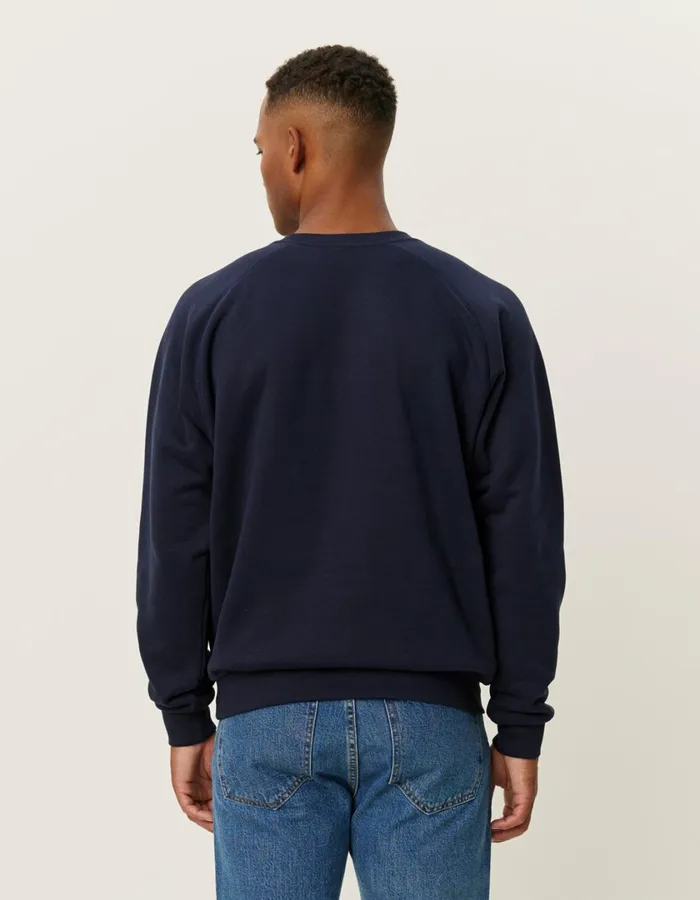 Men Fiore Sweatshirt 8211 Dark Navy Les Deux HoodiesSweatshirts